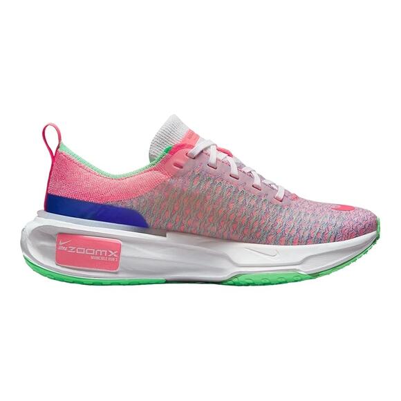 Nike ZoomX Invincible Run Flyknit 3 Women’s 8.5 White Pink Racer Blue Orange - Picture 2 of 13